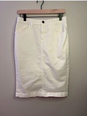 Women’s Goldsign for J Crew White Denim Skirt